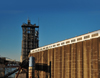 Portland, Oregon, USA: silos of the grain terminal by the Willamette River - CLD Pacific Grain  (Cargill and Louis Dreyfus) - grain elevator - photo by M.Torres