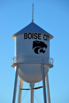 Boise City, Cimarron County, Oklahoma, USA: water tower with the town's logo - photo by M.Torres