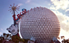 Epcot (Florida): the sphere at Epcot Centre - Geodesic Golfball - Spaceship Earth (photo by David Flaherty)