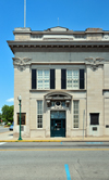 Jeffersonville, Clark County, Indiana, USA: Citizens Trust Company building on Spring Street - Classic Federalist limestone bank - photo by M.Torres
