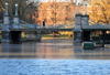 Boston (Massachusetts): Swan bridge (photo by H.Waxman)