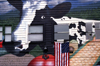 Eureka (California): bovine mural - photo by F.Rigaud