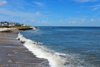Point Judith, Narragansett, RI, USA: Seaweed beach, a good surf spot - photo by M.Torres