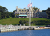 Newport (Rhode Island): Harbor Court - now the New York Yacht Club - photo by G.Frysinger