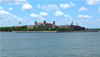 New York: Ellis Island - from the ferry - photo by Llonaid