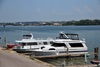Jeffersonville, Clark County, Indiana, USA: yachts on the Ohio river - photo by M.Torres