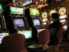 Atlantic City, New Jersey, USA: inside Resorts casino - slot machines - photo by A.Kilroy