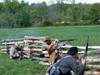Old Wade House State Park (Wisconsin): Confederate Forces - Civil War battle reenactment - photo by G.Frysinger