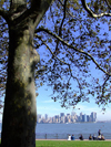 New York: Manhattan seen from Liberty Island (photo by M.Bergsma)