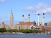 Manhattan (New York City): power station and Empire State building - photo by M.Bergsma