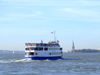 New York City: boat to Liberty Island - photo by M.Bergsma