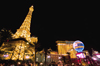 USA - Las Vegas (Nevada): Paris Hotel at night (photo by B.Cain)