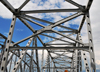 Kansas City, KS, USA: truss bridge over the Missouri river on 7th St Trafficway - photo by M.Torres