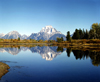 USA - Grand Teton NP (Wyoming): Mount Moran and Oxbow Bend - reflection - landscape - photo by J.Fekete