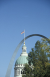 St. Louis, Missouri, USA: Arch and dome of the Old Court House - photo by D.Forman