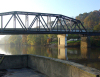 USA - Parkersburg (West Virginia): Little Kanawha river - truss bridge - photo by G.Frysinger