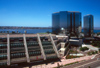 San Diego (California): downtown with Convention Center and hotel Marriott - photo by J.Fekete