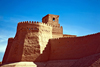 Watchtower on City Walls, Khiva, Uzbekistan - photo by A.Beaton