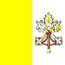 Vatican City / Holy See / Cidade do Vaticano / Santa S / Citt del Vaticano / Watykan - flag