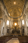 Vatican City, Rome - inside Saint Peters Basilica - the chancel - photo by I.Middleton