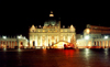 Holy See - Vatican - Rome - St. Peter's square - around midnight - Unesco world heritage site (photo by Miguel Torres)