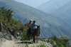 110 Venezuela - Sierra Nevada de Mrida - a family with donkeys, on the way to El Morro - photo by A. Ferrari