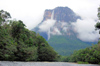 172 Venezuela - Bolivar - Canaima National Park - Salto Angel seen from rio Churun - Angel Falls - photo by A. Ferrari