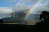 61 Venezuela - Bolivar - Canaima NP - Rainbow and Roraima in the background - photo by A. Ferrari