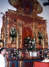 Venezuela - Coro - UNESCO world heritage site (Falcn): altar - Iglesia de San Francisco (photo by M.Torres)