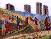 Venezuela - Barquisimeto (Lara) / BRM: mural - the revolution in Lara (photo by M.Torres)