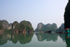 Halong Bay - vietnam: floating village and limestone karsts - photo by Tran Thai