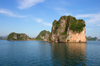 Halong Bay - vietnam: monolithic limestone island - photo by Tran Thai