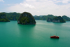 Halong Bay - vietnam: islands and tour boat - photo by Tran Thai