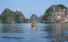 Halong Bay - vietnam: kayaking in Halong bay - photo by Tran Thai