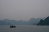 Halong Bay - vietnam: fishing boat - end of the day - photo by Tran Thai