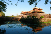 Hue - vietnam: Imperial Citadel - Ngo Mon, the 'noon' gate and the moat - photo by Tran Thai