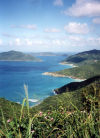 British Virgin Islands - Tortola: Myall Point - overlooking Rouge Bay Point, Guana island and Great Camanoe (photo by M.Torres)