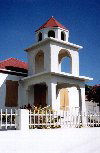 British Virgin Islands - Tortola: Long Look - simplicity - church - campanille (photo by M.Torres)
