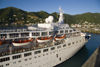 Tortola: Road Town - Discovery cruise ship in Tortola, BVI harbor (photo by David Smith)