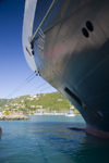Tortola, BVI: Road Town - Holland America ms Veendam cruise ship docked (photo by David Smith)
