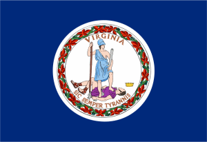 Virginia flag - United States of America / Estados Unidos / Etats Unis / EE.UU / EUA / USA