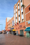 Layoune / El Aaiun, Saguia el-Hamra, Western Sahara: Hotels Jodesa and Mekka - Blvd de Mekka - photo by M.Torres