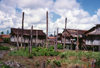 West Papua / Irian Jaya - Syuru village: houses on stilts - photo by G.Frysinger