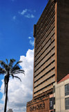 Lusaka, Zambia: Indeco house, Indo-Zambia Bank - Cairo Road at Buteko Place - Central Business District - photo by M.Torres