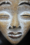 Lusaka, Zambia: African mask with tranquil expression - photo by M.Torres