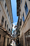 Stone Town, Zanzibar, Tanzania: Hurumzi area - maze-like, winding streets and alleys of Stone Town, unfit for cars - away from the seafront navigation on foot is also difficult - photo by M.Torres