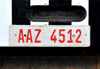 Victoria Falls, Matabeleland North, Zimbabwe: Zimbabwe license plate on a truck - photo by M.Torres